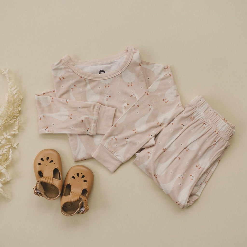 Silly Goose on the Loose 2pc Bamboo Pajamas